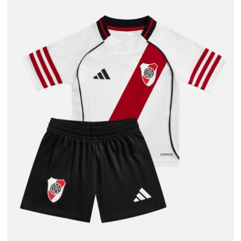 Billige Fotballdrakt River Plate Replika Hjemmedraktsett Barn 2025-26 Kortermet (med bukser)